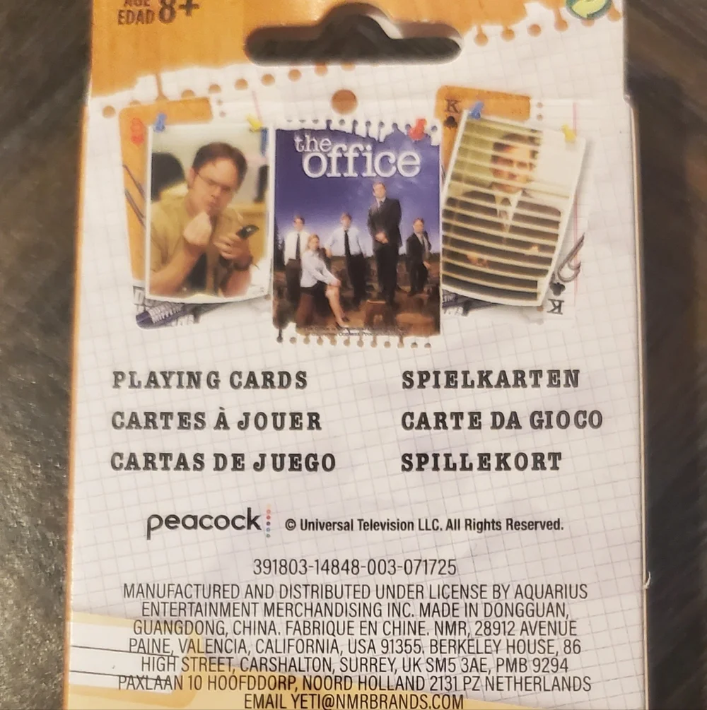 The Office Playing Cards- New